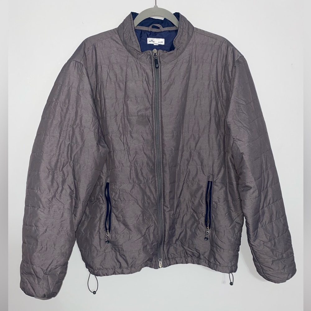 Peter Millar Silver Quilted Jacket